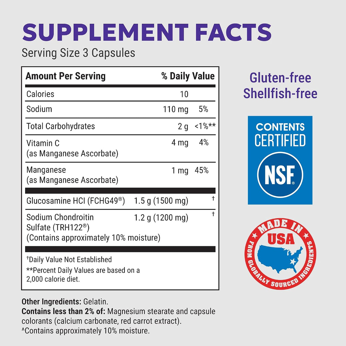 Nutramax Cosamin DS Joint Supplement, Glucosamine Chondroitin, 210 Capsules