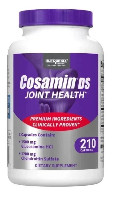 Nutramax Cosamin DS Joint Supplement, Glucosamine Chondroitin, 210 Capsules