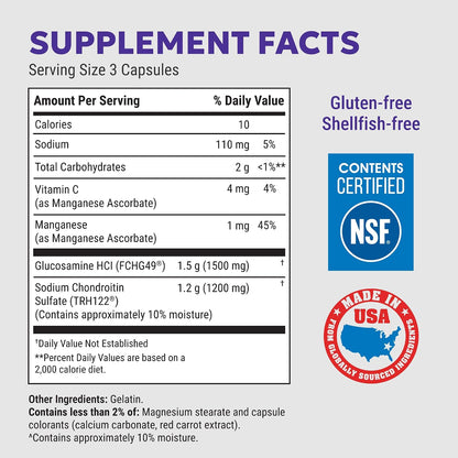 Nutramax Cosamin DS Joint Supplement, Glucosamine Chondroitin, 210 Capsules