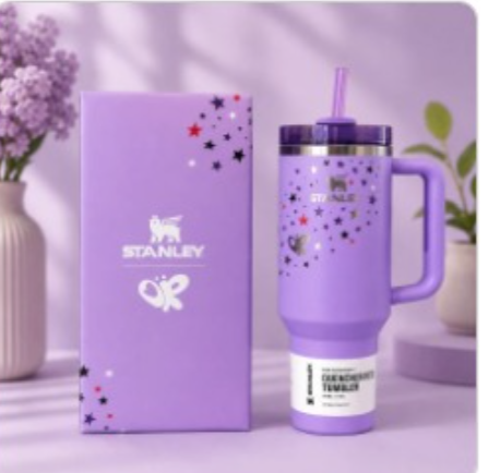 Olivia Rodrigo Stanley 40Oz. Quencher H2O Flowstate Purple Tumbler