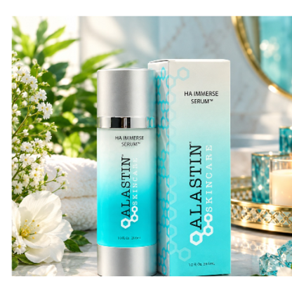 ALASTIN HA IMMERSE Serum – Hyaluronic Acid Facial Serum, 1.0 Fl Oz (29.6 mL)