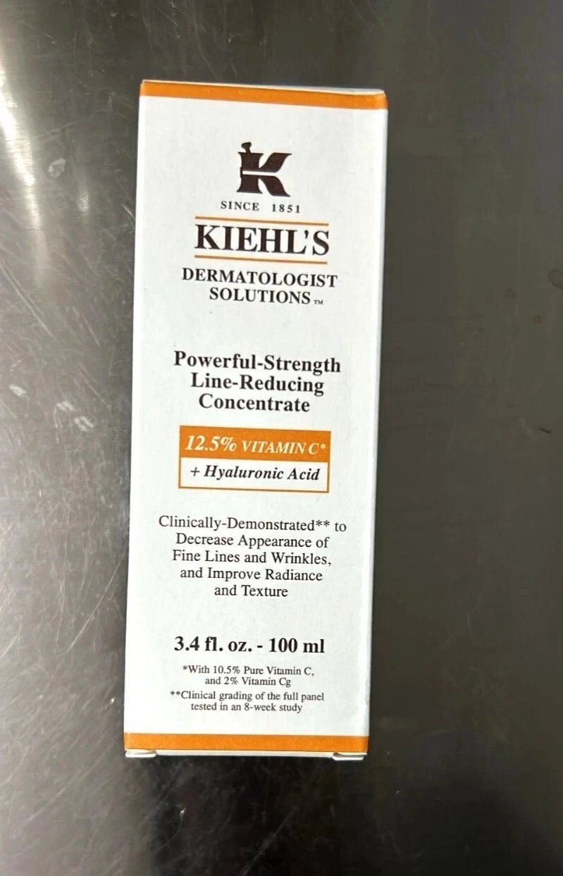 Kiehl's POWERFUL-STRENGTH Line Reducing Concentrate. 3.4 oz/100 ml