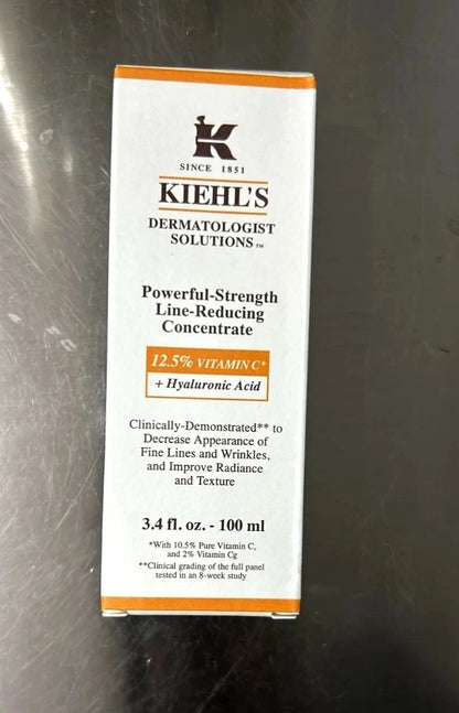 Kiehl's POWERFUL-STRENGTH Line Reducing Concentrate. 3.4 oz/100 ml