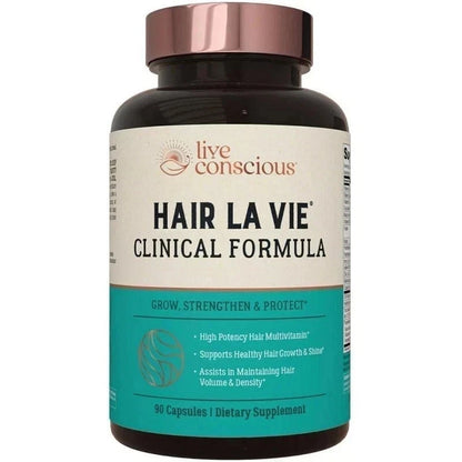 Hair La Vie Live Conscious Clinical Formula Growth 90 Count (Pack of 1)