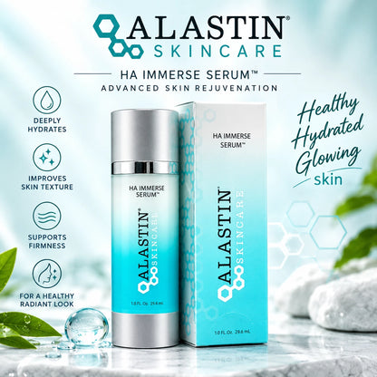 ALASTIN HA IMMERSE Serum – Hyaluronic Acid Facial Serum, 1.0 Fl Oz (29.6 mL)